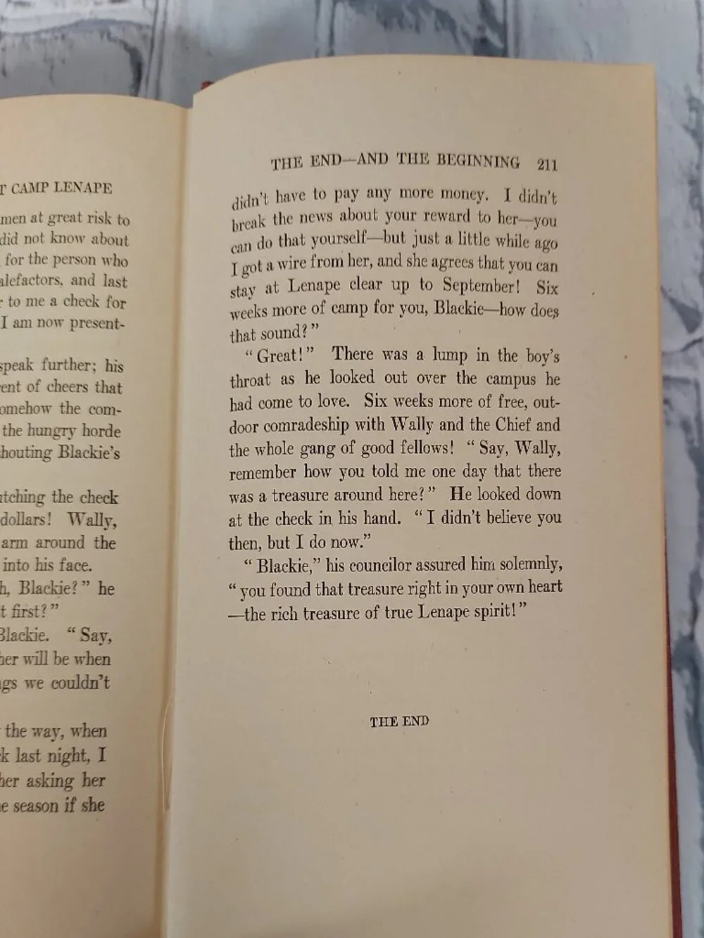 Blackie Thorne at Camp Lenape 1940 Vintage Hardcover Book - Picture 5 of 6